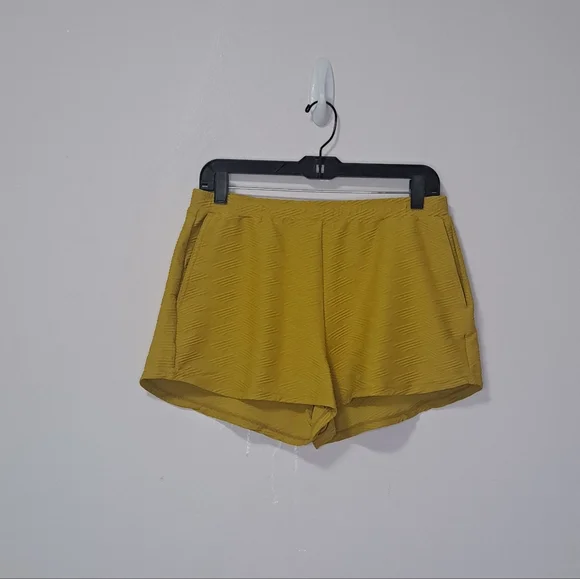 The Upside Yoko Billie Short Mustard Small NWT